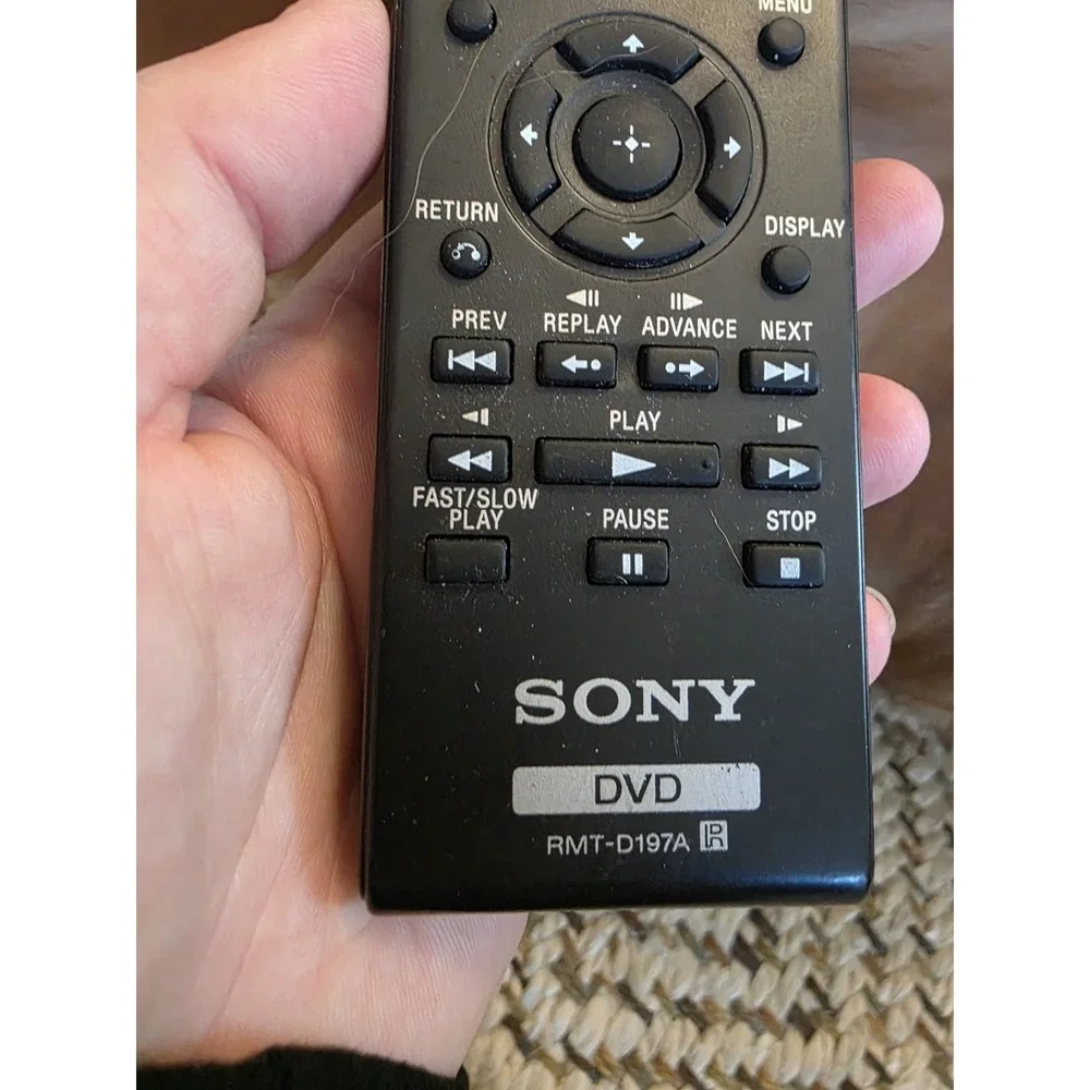 SONY Original DVD Player Remote Control for DVP-SR510H Genuine RMT-D197A Tested